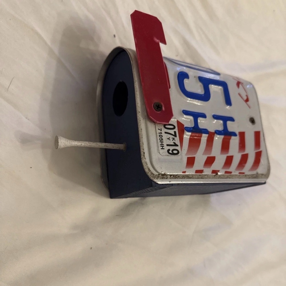 Kentucky Army Veteran Kentucky license plate bird house
